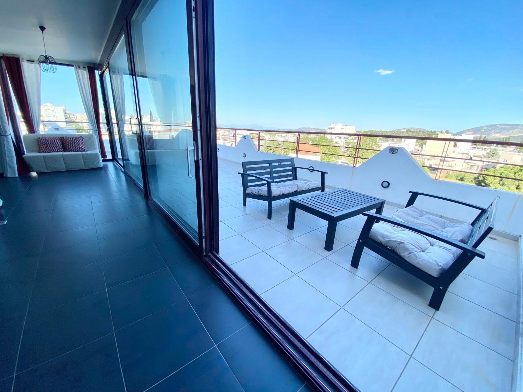 Luxury View Apartment 10Min From Athens Airport Koropi Exterior photo