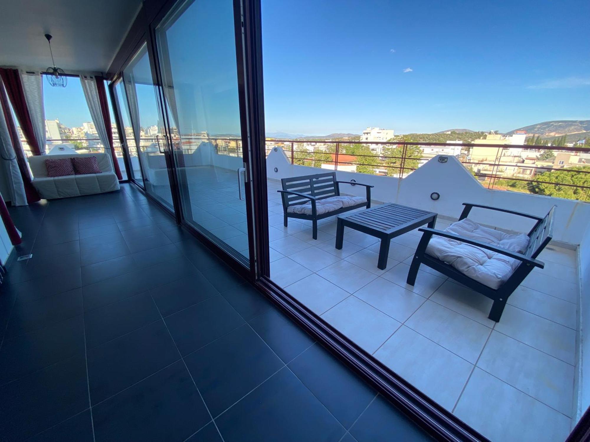 Luxury View Apartment 10Min From Athens Airport Koropi Exterior photo