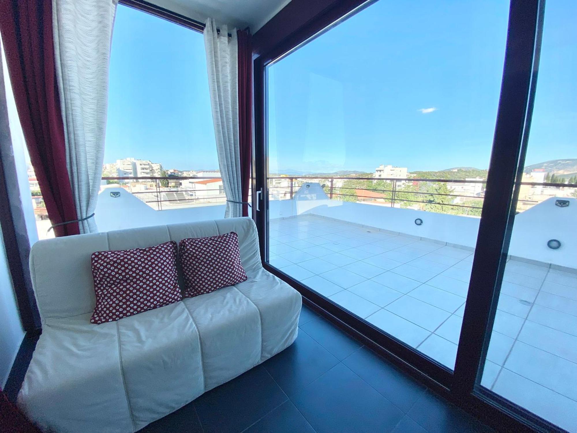 Luxury View Apartment 10Min From Athens Airport Koropi Exterior photo